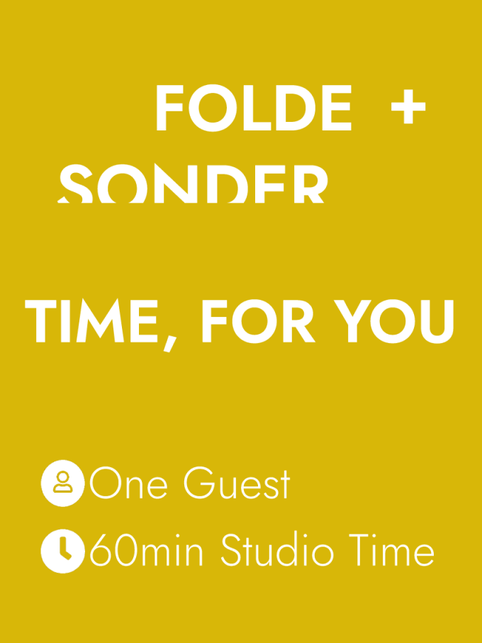 Time, For You - One Guest - 60min Studio Time