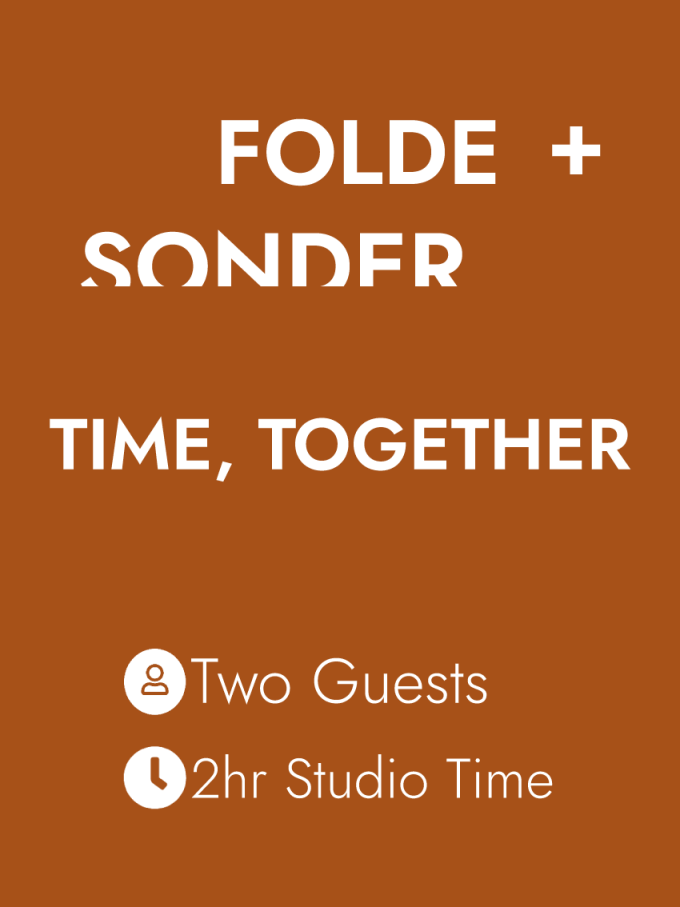 TIME, TOGETHER _ Two Guests _ 2hr Studio Time